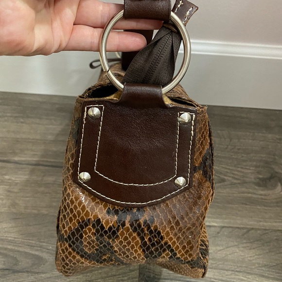 Christos Efstathopulos Snakeskin Shoulder Bag - Picture 5 of 7